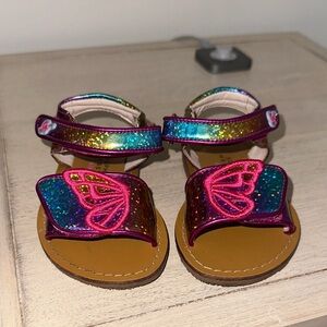 Sophia Webster Iridescent Butterfly Sandals